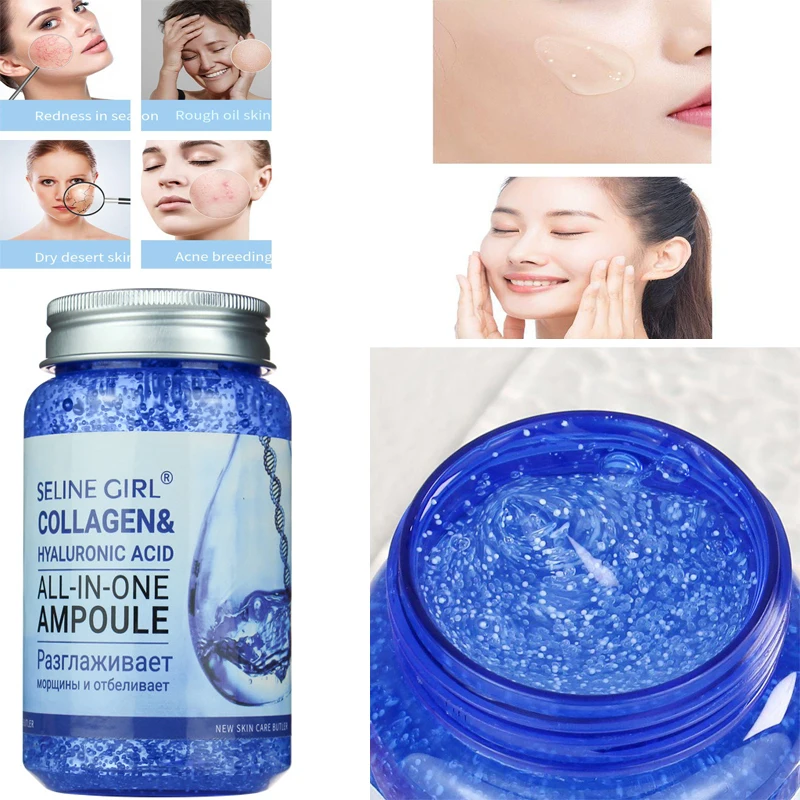 250 мл ампульная Сыворотка с коллагеном и гиалуроновой кислотой сыворотка для