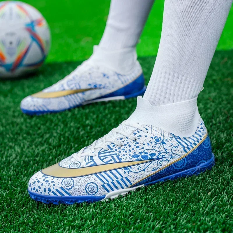 Искусственные футбольные бутсы YUYIN для детей дышащая водонепроницаемая верхняя