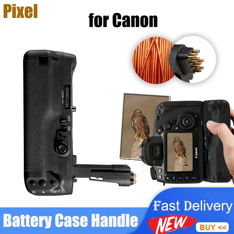 

PIXEL SLR Camera Handle для Canon Series 5D3 Anti-shake Camera 5D4 Mark IV Вертикальный чехол для аккумулятора