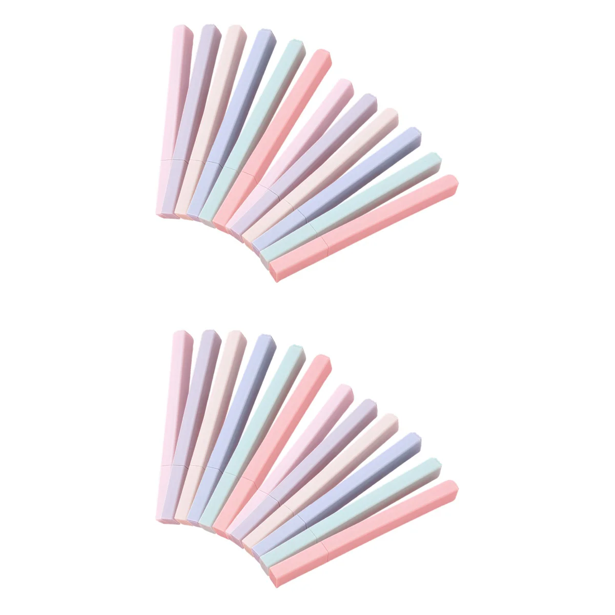 

24 School Highlighter Pens Compact Markers Study Mark Pens School Accessory