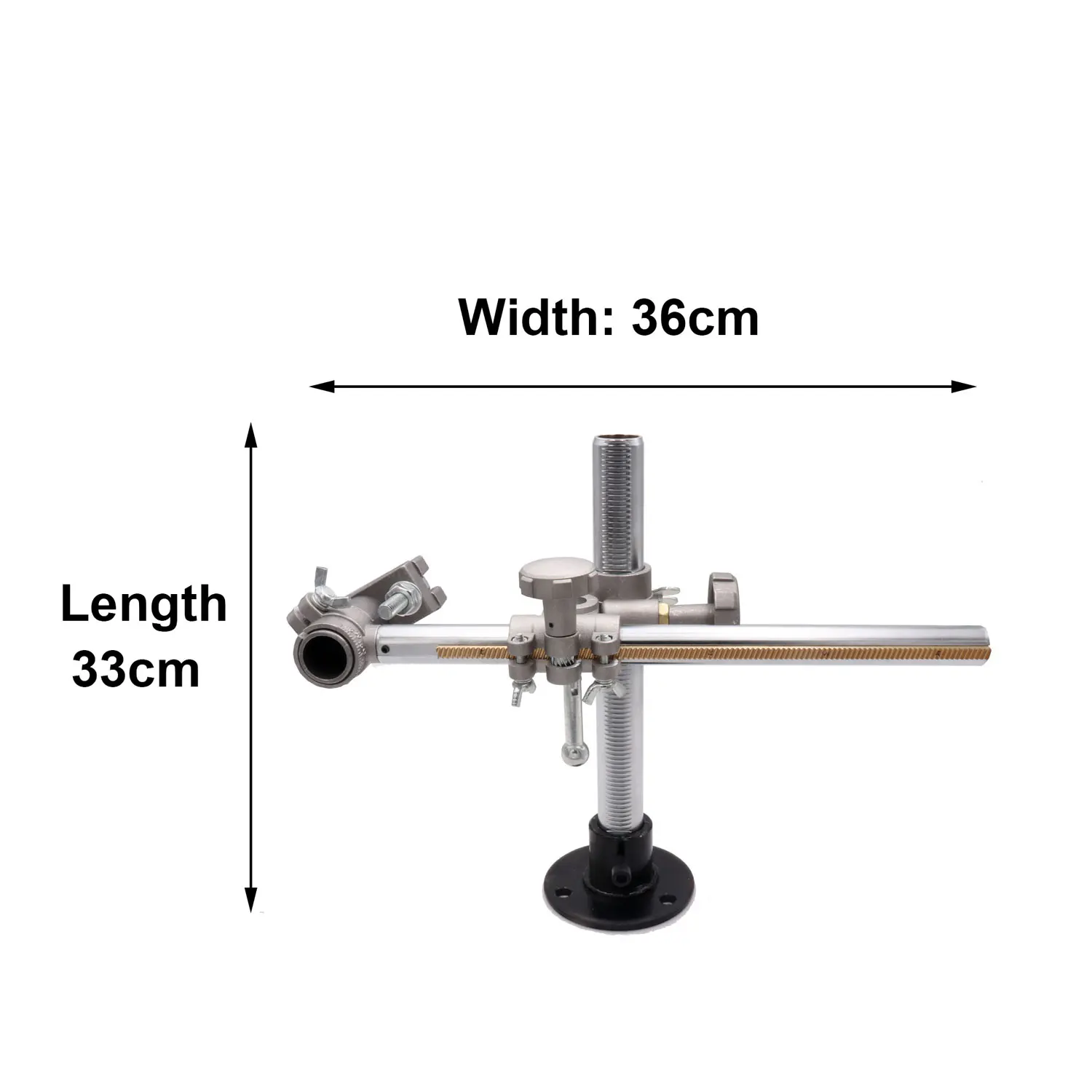 NEW 36x33cm Welding Torch Holder Support Mig Gun Holder Clamp Mountings MIG MAG CO2 TIG Welding Positioner Turntable
