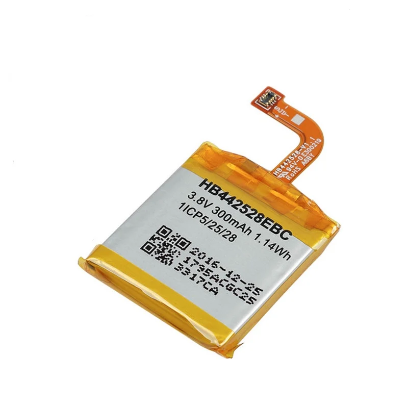 100% Оригинальный аккумулятор HB442528EBC для HUAWEI Watch 1 Watch1 300 мАч батареи + Инструменты -