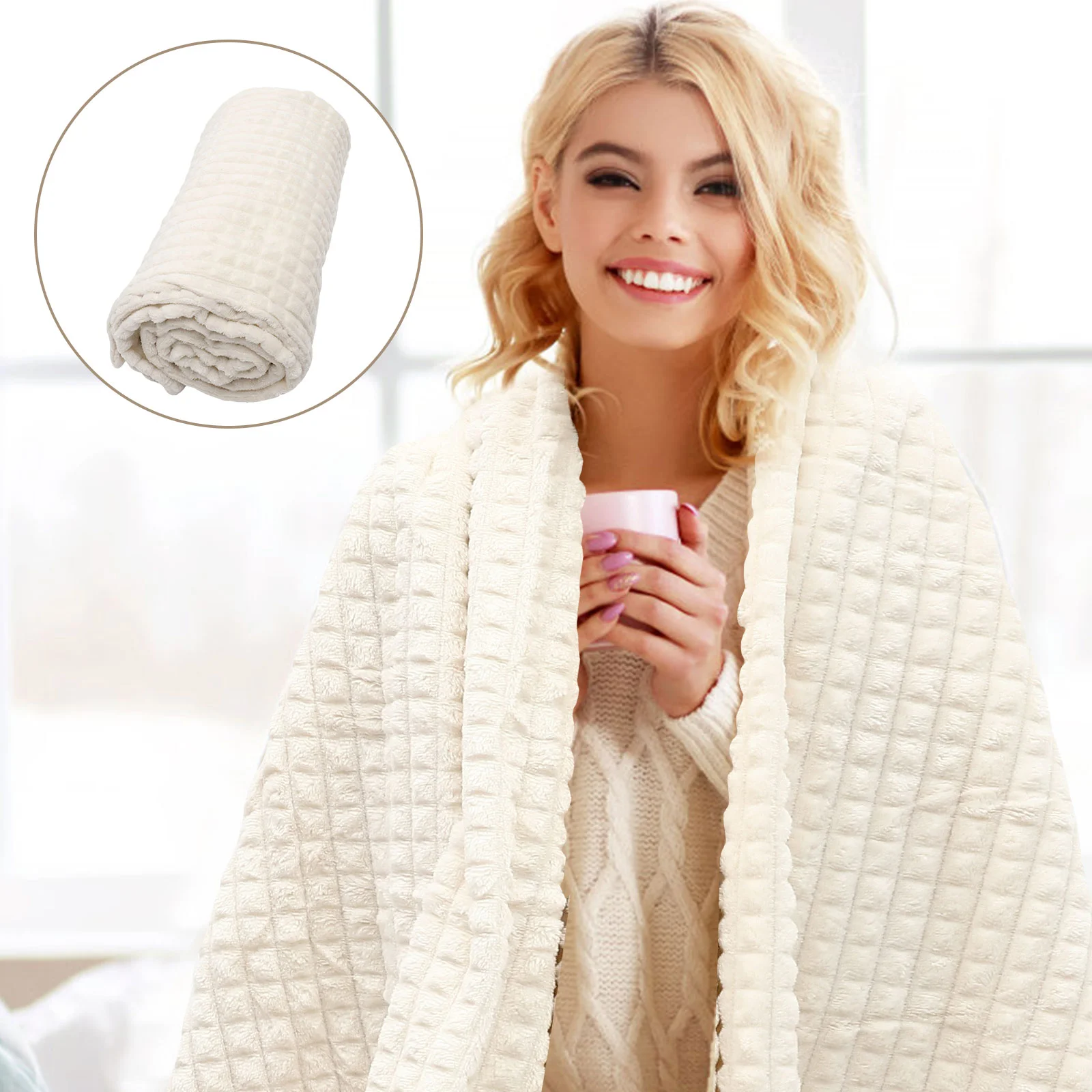 

Flannel Blanket Throw Blanket Bed Blanket Blanket for Home Offices Car