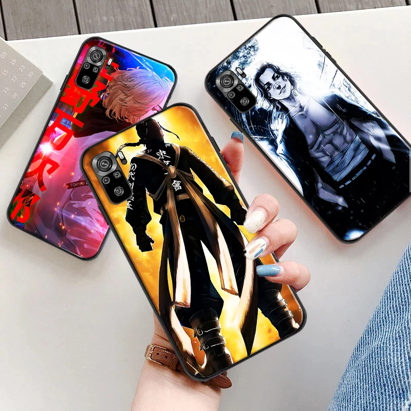 

Japanese Anime Tokyo Revengers Phone Case For Xiaomi Redmi 9 9i 9AT 9T 9A 9C 10X 4G 5G Note 10S 10 5G Soft silicone Cover Fundas