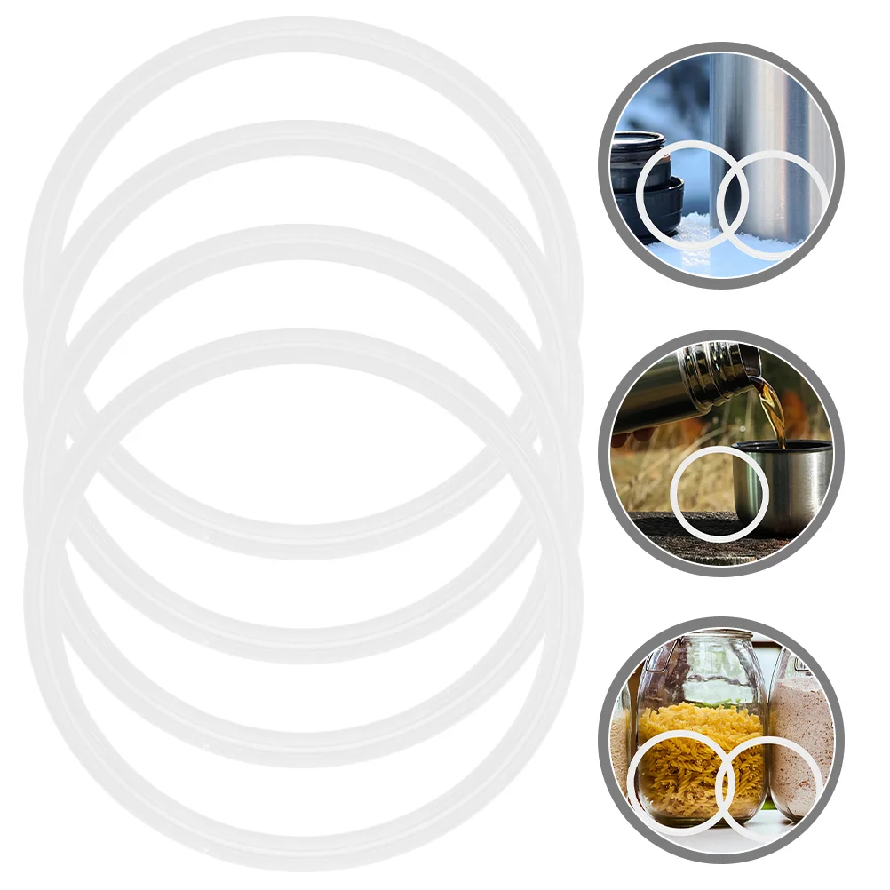 

4Pcs Round Bottle Lid Silicone Bottle Supplies for Lid