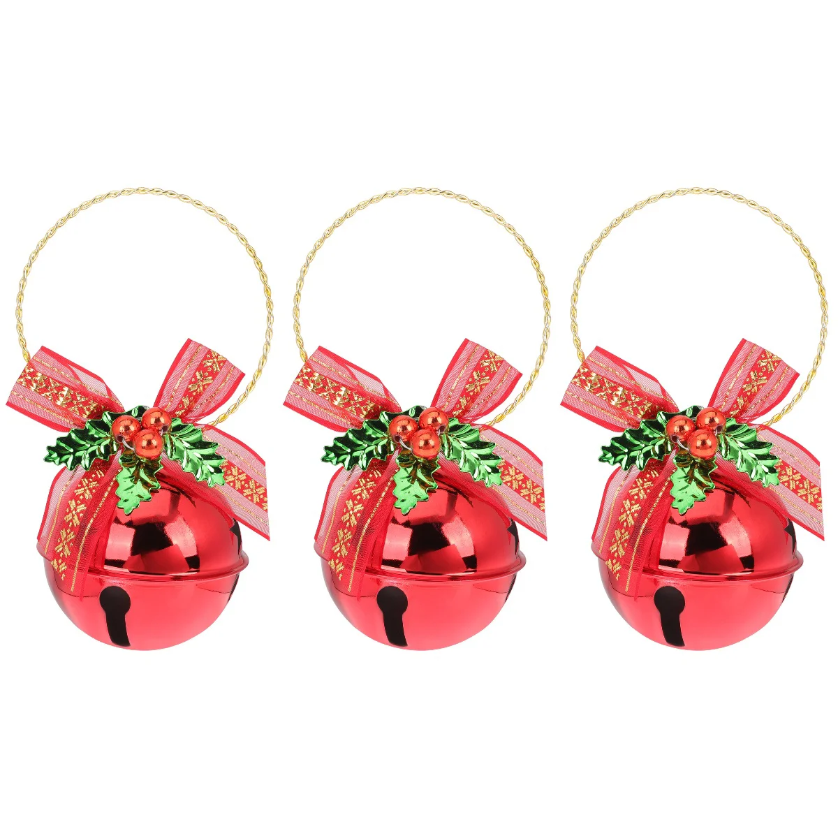 

Christmas Door Bell Decorations Hanger Xmas Jingle Tree Bells Sleigh Ornament Ornaments Baubles Hangers