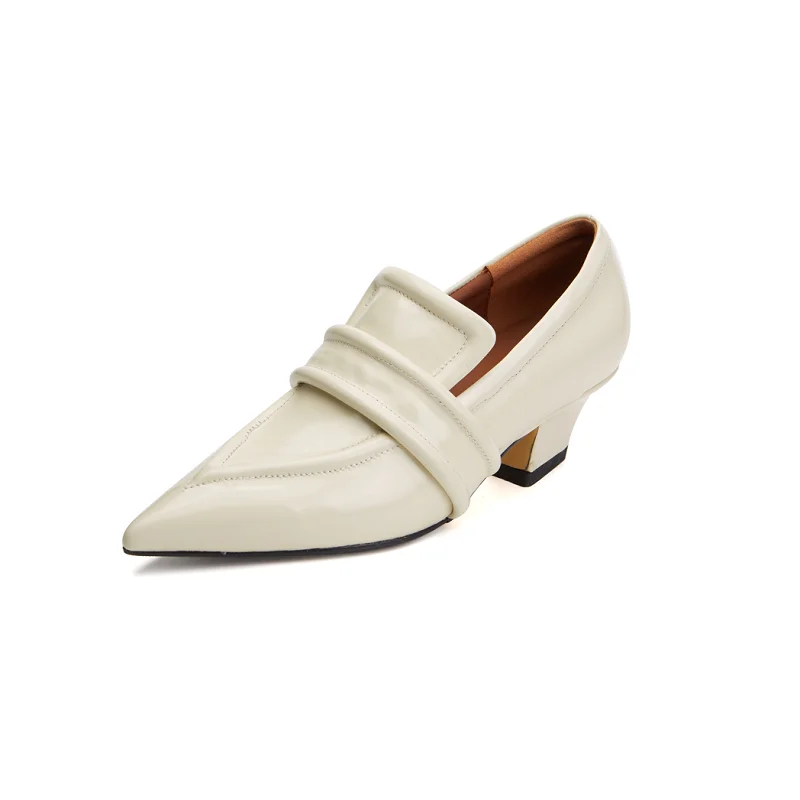 Женская обувь на среднем каблуке сексуальные туфли-лодочки в базовом стиле