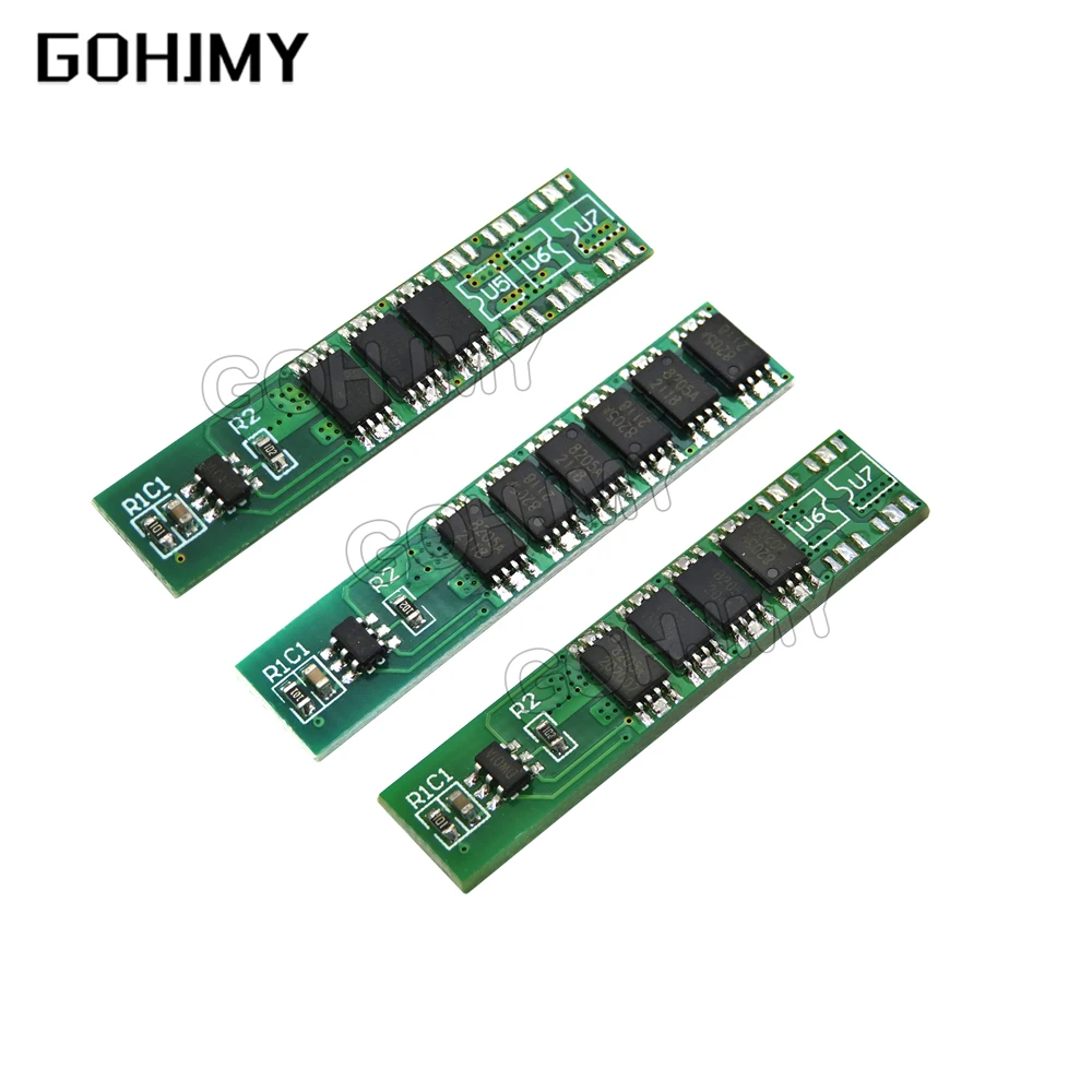 1S 3MOS 4MOS 6MOS 3,7 V 7.5A 10A 15A Защитная плата литий-ионной батареи BMS PCM для литиевой батареи 18650 Lion