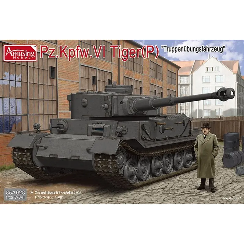 Amusing Hobby 35A023 1/35 Немецкий Pz.Kpfw.VI Tiger (P) «trupshebungsfahrzeug»-набор для сборки в масштабе