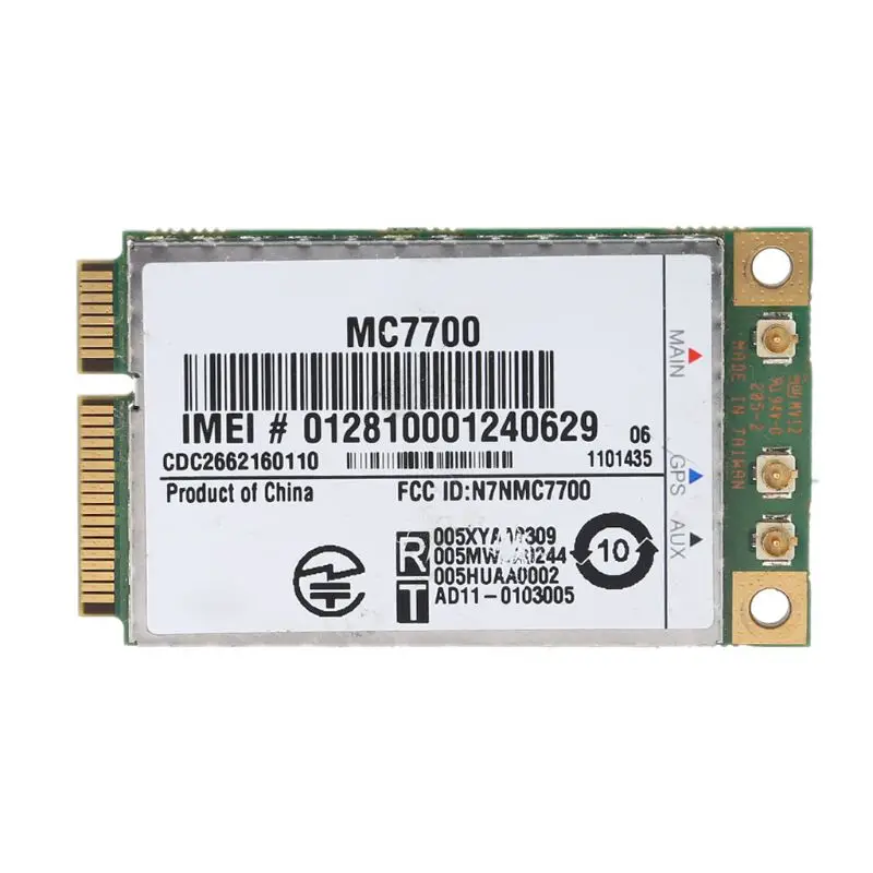 

Mini PCI-E 3G/4G WWAN GPS Module MC7700 PCI Express 3G HSPA LTE 100MBP Wireless WLAN Card Adapter Dropship