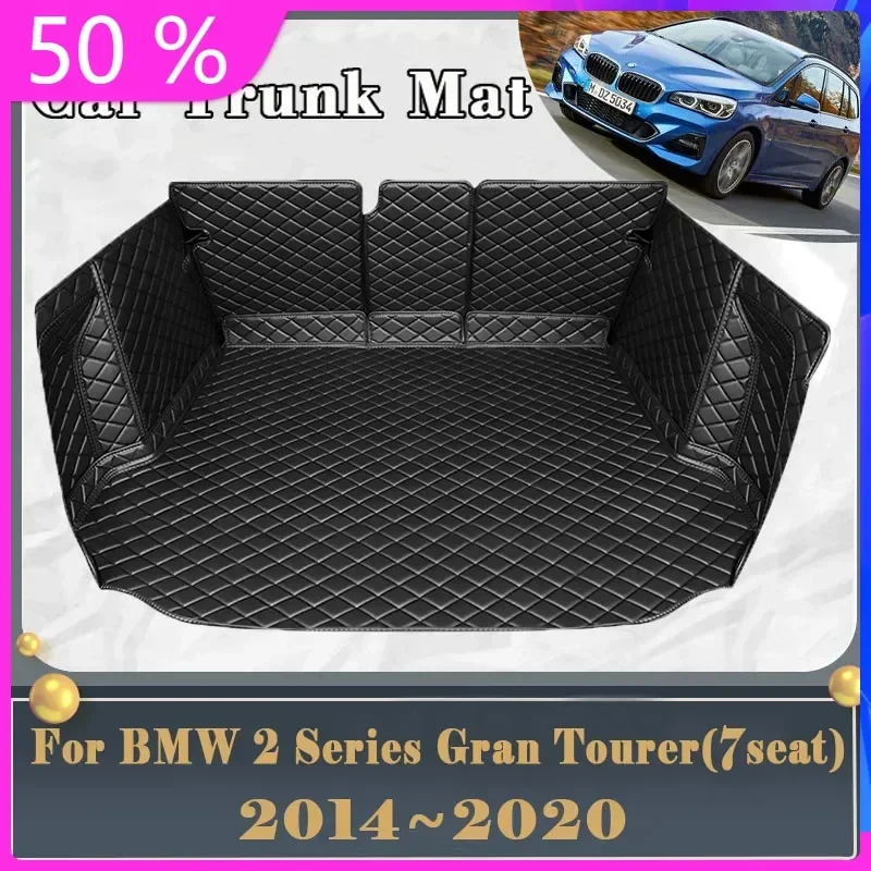 Коврик в багажник автомобиля для BMW 2 серии Gran Tourer F46 2014 ~ 2020 7 сидений