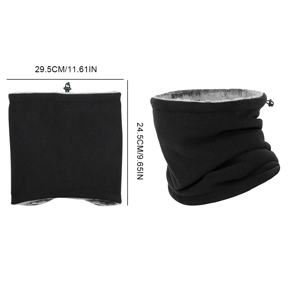 Мужские и женские шарфы на шею ветрозащитный шарф для холодной погоды Флисовый