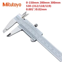 mitutoyo caliper vernier 530 118 precision 0 02mm caliper 8inch 0 200mm measuring tools anti vibration measurement stability