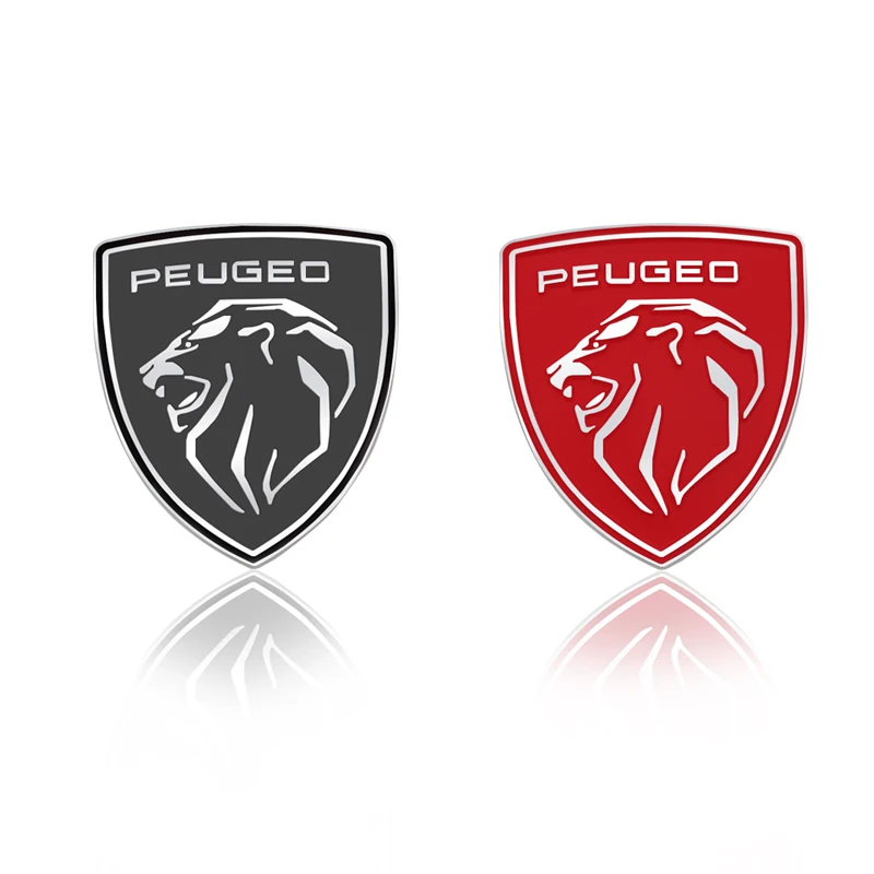 Металлическая Наклейка на заднюю панель автомобиля для Peugeot Lion Badge 107 308 306 106 206 208 307