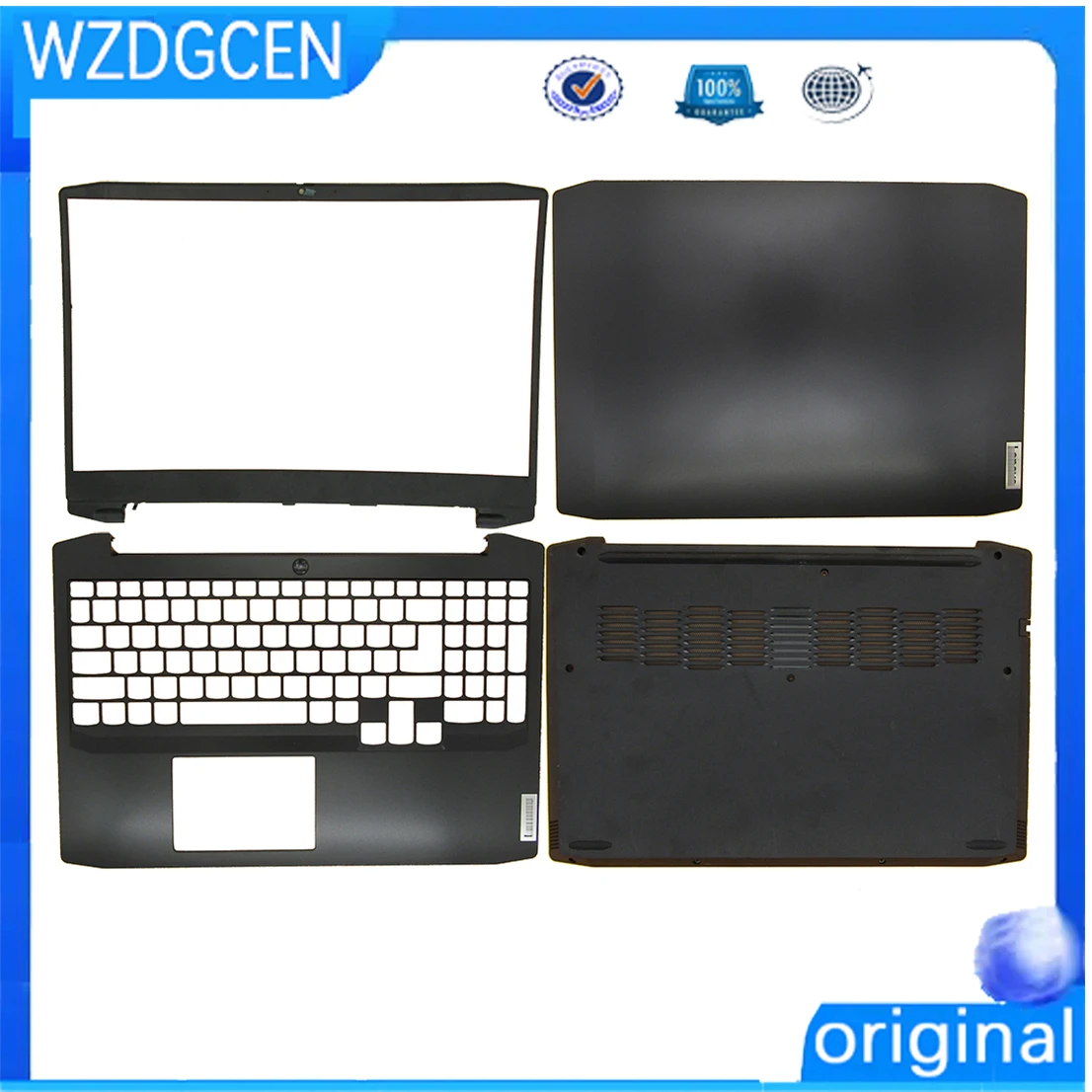 

New/Orig Shell For Lenovo IdeaPad Gaming 3 15IMH05 15ARH05 LCD Back Lid Bezel Palmrest Bottom Case Cover AP1JM000100 Housing