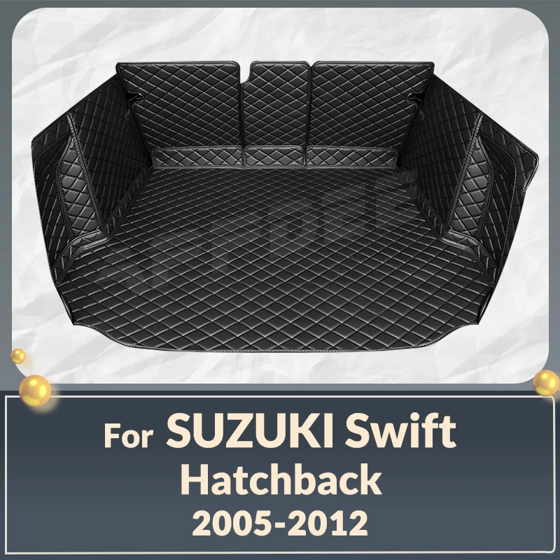 Коврик в багажник с полным покрытием для Suzuki Swift Hatchback 2005-2012 11 10 09 08 07 06 чехол