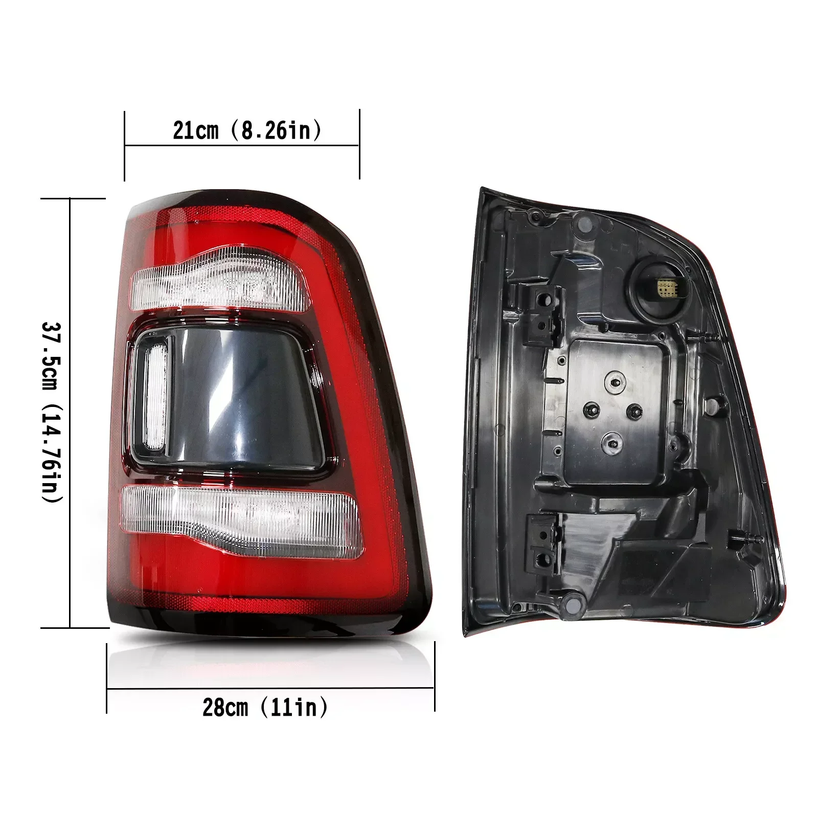 55112993AD 55112992AD 55112 светодиодный левый и правый задний фонарь без слепых зон для Dodge RAM