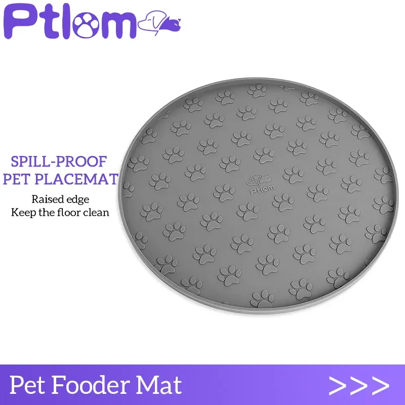 

Коврик силиконовый для кормления домашних животных, подстилка для кошек и собак, легко чистится, защита от пролития еды и воды