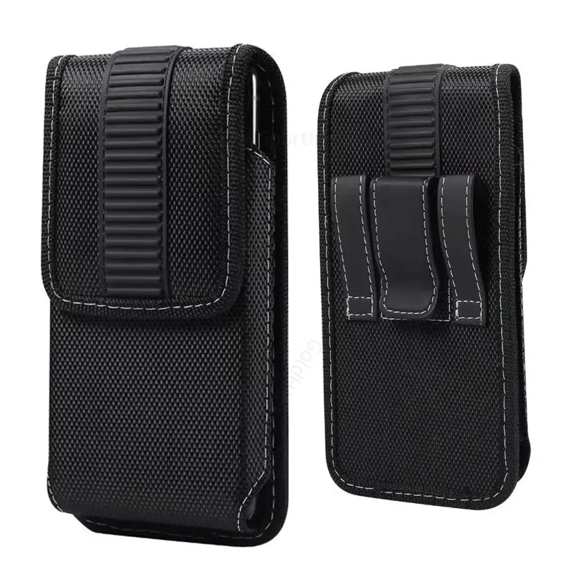 

Universal Oxford Cloth Leather Phone Pouch For Ulefone Power Armor 14 Pro 13 X9 X10 Pro X8 X5 X7 Pro Belt Waist Bag Flip Case