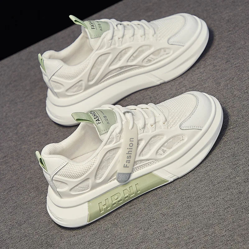 Mesh Small White Shoes Women's Shoes 2022 Summer New All-match Cutout Breathable Mesh Sneakers Thin Net Shoes Women's Fashion