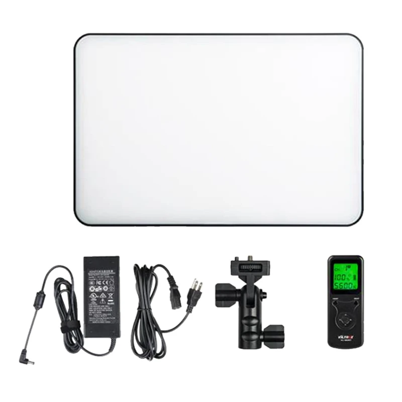 

LED Video Light Dimmable Continuous Portable Photography Lighting For Low-Angle Zoom Game Streaming Youtube-US Plug