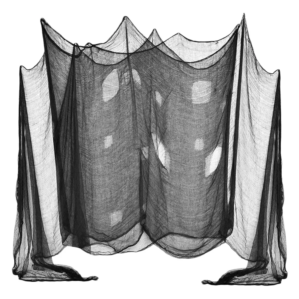 

Cloth Gauze Creepy Fabric Black Props Spooky Terror Decor Decorations House Atmosphere Haunted Supplies Party Layout Cheesecloth