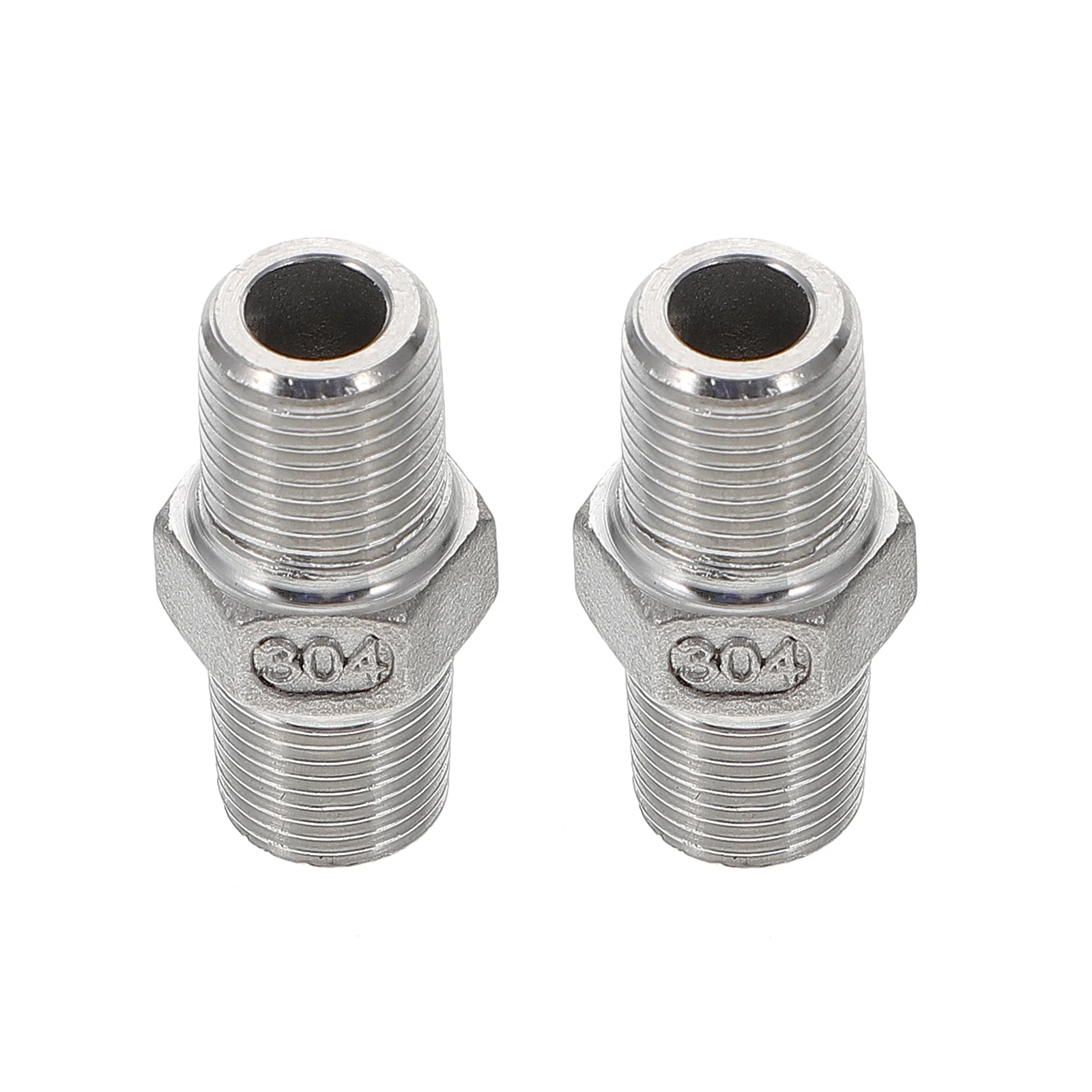 

2pcs Hose Connector Male To Male Hose Adapter 9.5mm Water Pipe Fitting Connector