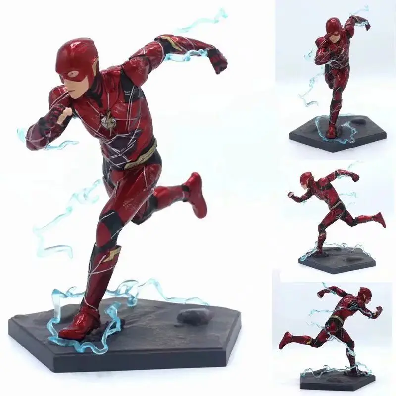 

The Flash PVC Action Figure Super Hero Justice League Running Statue Hot US Movie Collectible Model Toys Christmas Gift 16.5CM