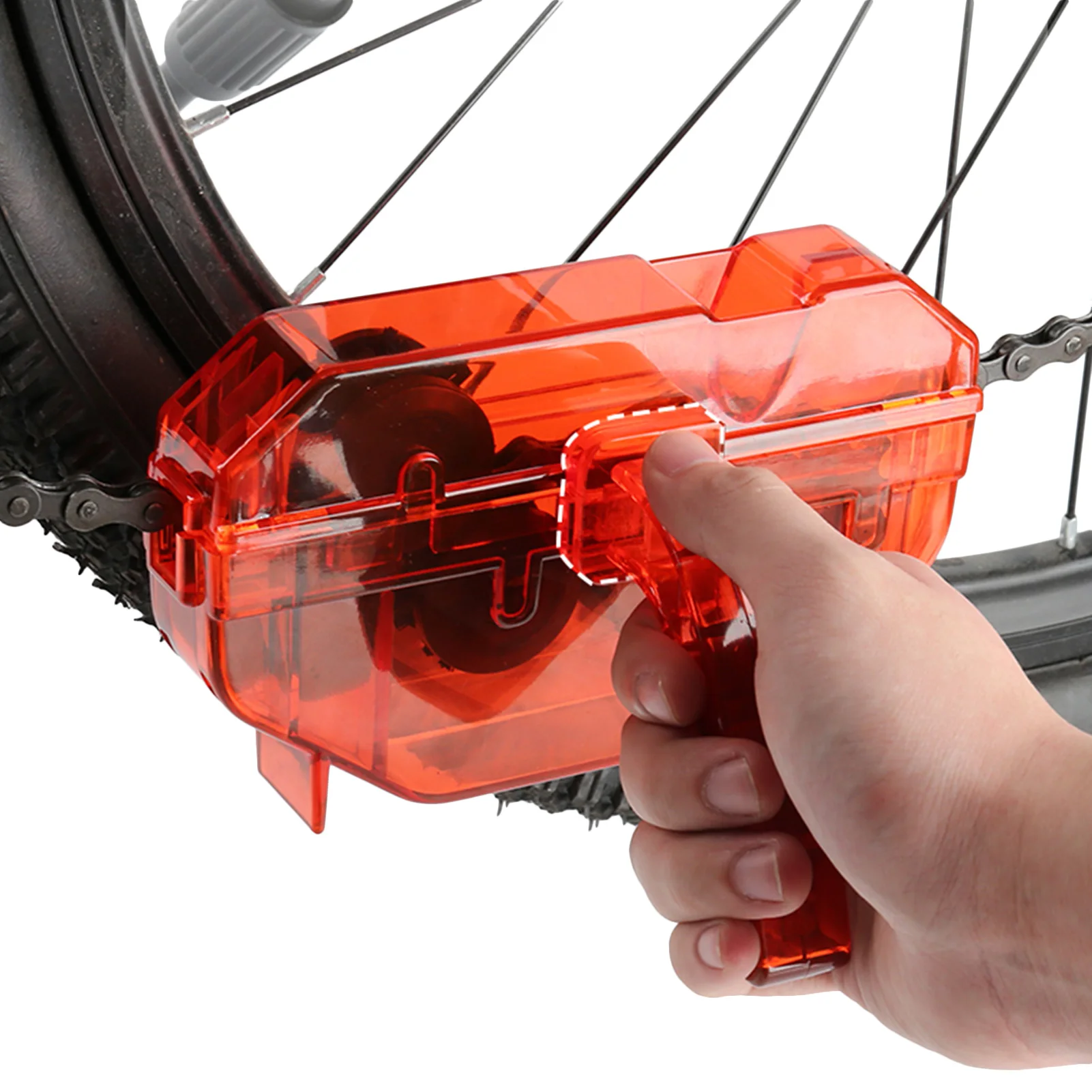 

Скребок для велосипедной цепи, устройство для ухода за велосипедной цепью для большинства велосипедов, прочный в использовании и