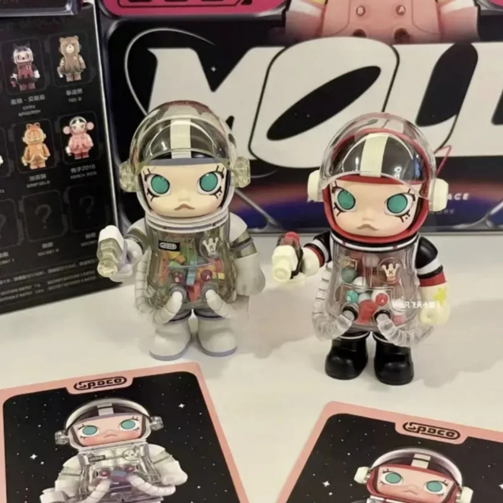 В наличии натуральная Mega Space Molly 100% серия слепая коробка третьего поколения