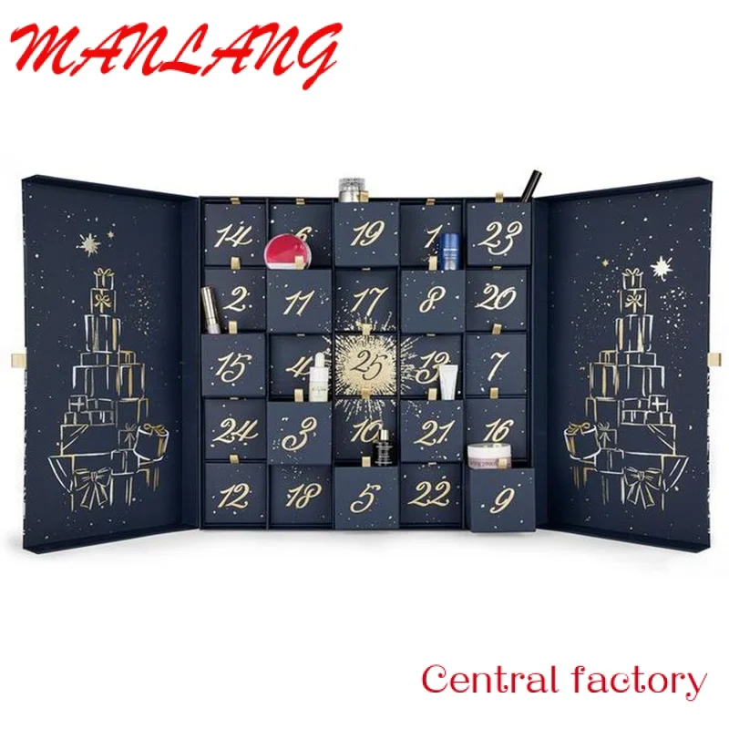 Роскошный персонализированный логотип на заказ коллекция косметики календарь