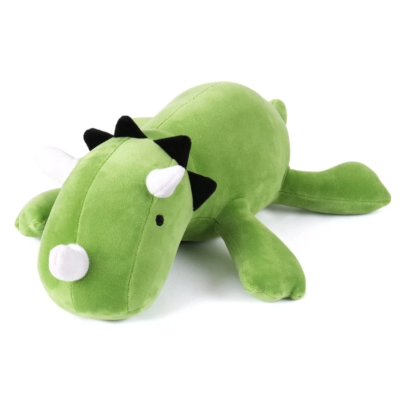 

Weighted Dinosaur Stuffed Animal Toy Plush Throw Pillow Cuddle Toy Stuffed Pillow Mood Soothing Toy Toddler Friend M89C