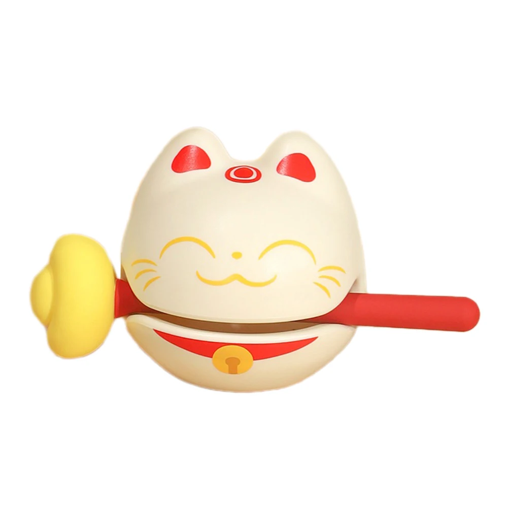 Милая мультяшная деревянная рыбка забавная декомпрессионная игрушка звуковой