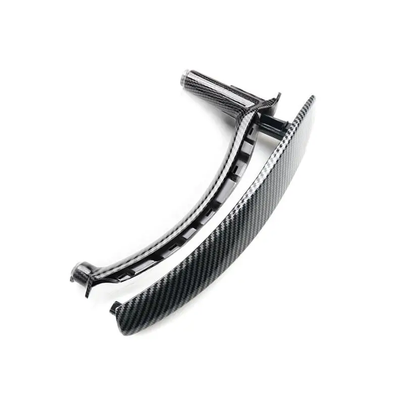 Для BMW X5 X6 E70 E71 E72 2008 2009 2010 2011-2013 текстура из углеродного волокна внутренняя дверная