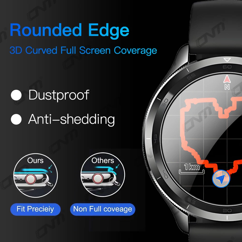 5D защитная пленка для Xiaomi Mi Watch S4 экрана защита от царапин умных часов (не стекло)