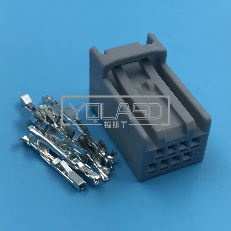 

1 компл. 8 Way MX34008SF1 0,7 серия миниатюрный Кабельный разъем серый автомобильный негерметичный штекер