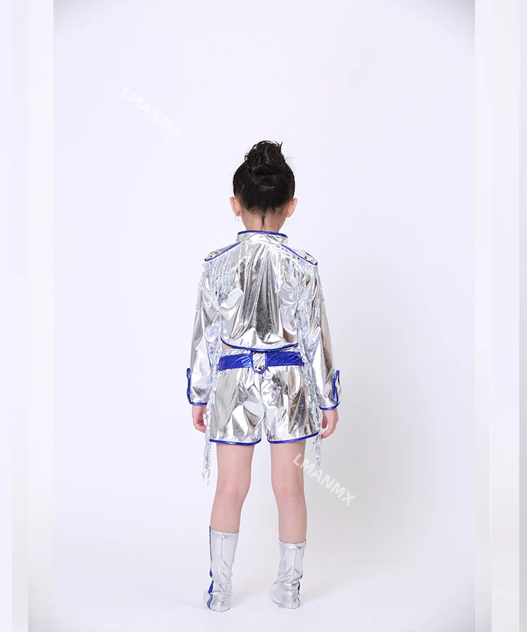 Детское платье для джазовых танцев детское уличное с блестками мальчиков и