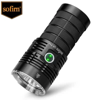 sofirn q8 pro powerful flashlight usb c rechargeale port with 4 cree xhp50 2 anduril ii led light