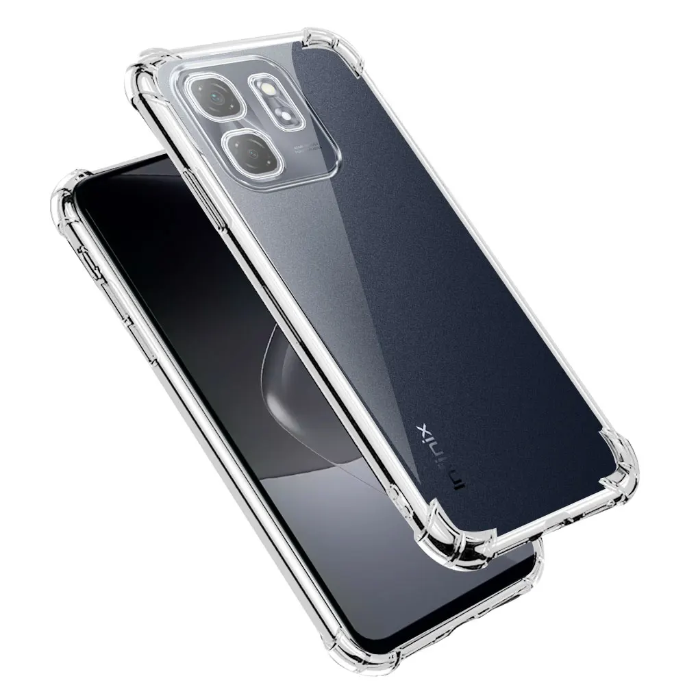 Противоударная фотография для Infinix Smart 9 Прозрачная силиконовая Мягкая Smart9 X6532 /
