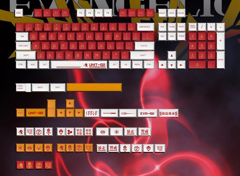 

Механическая клавиатура с подставкой, 151 клавиш, XDA высота