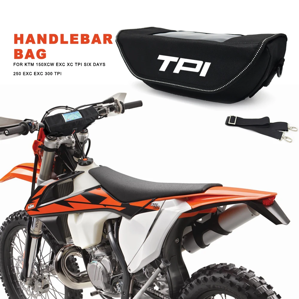 FOR KTM exc 300 tpi 150XCW EXC XC TPI Six Days 250 exc Motorcycle Waterproof And Dustproof Handlebar Storage Bag