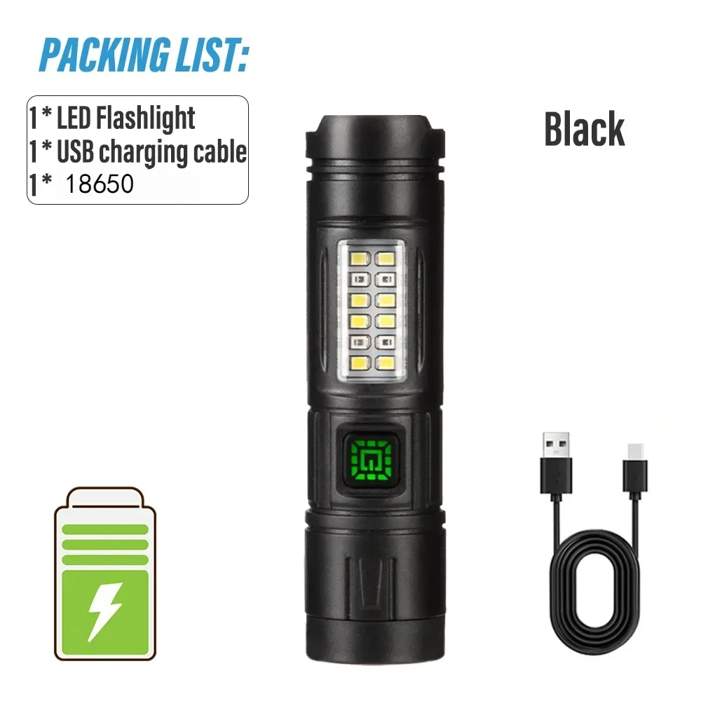 

ESMARTER портативный светодиодный фонарик rechargeable