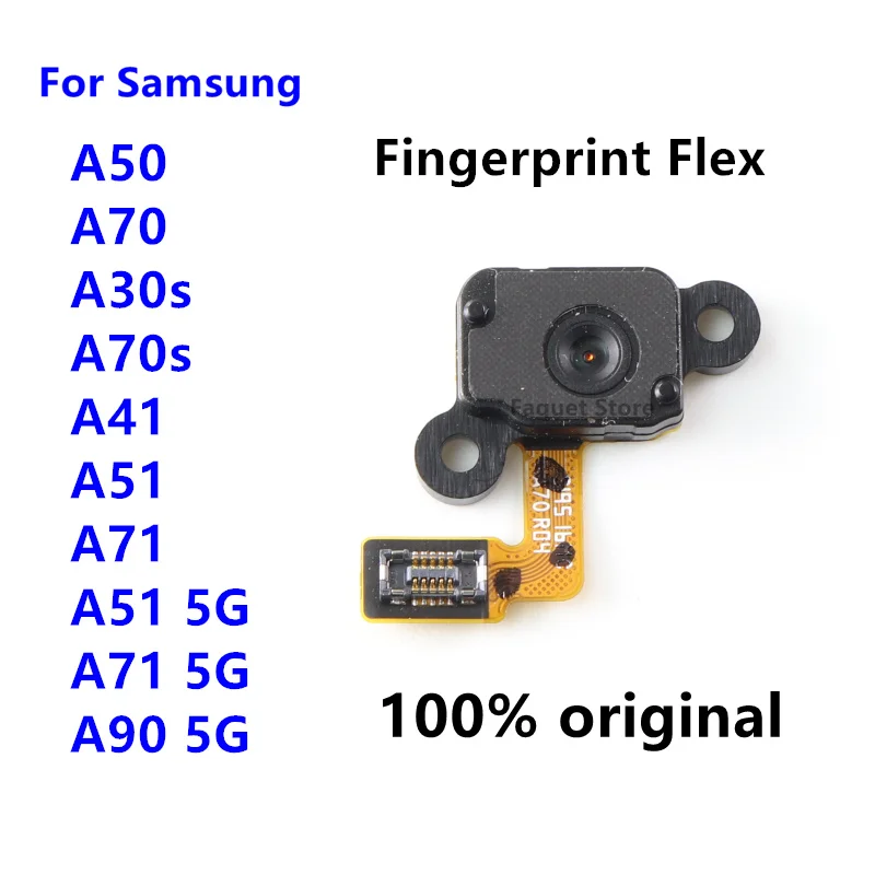 

New Home Button Fingerprint Sensor Flex Cable For Samsung Galaxy A50 A505FN A70 A705F A30s A51 A515F A70s A71 5G A90 A41 A50S