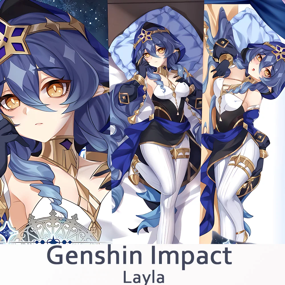 

Аниме игра Genshin Impact Layla Sexy Dakimakura обнимающая подушка для тела