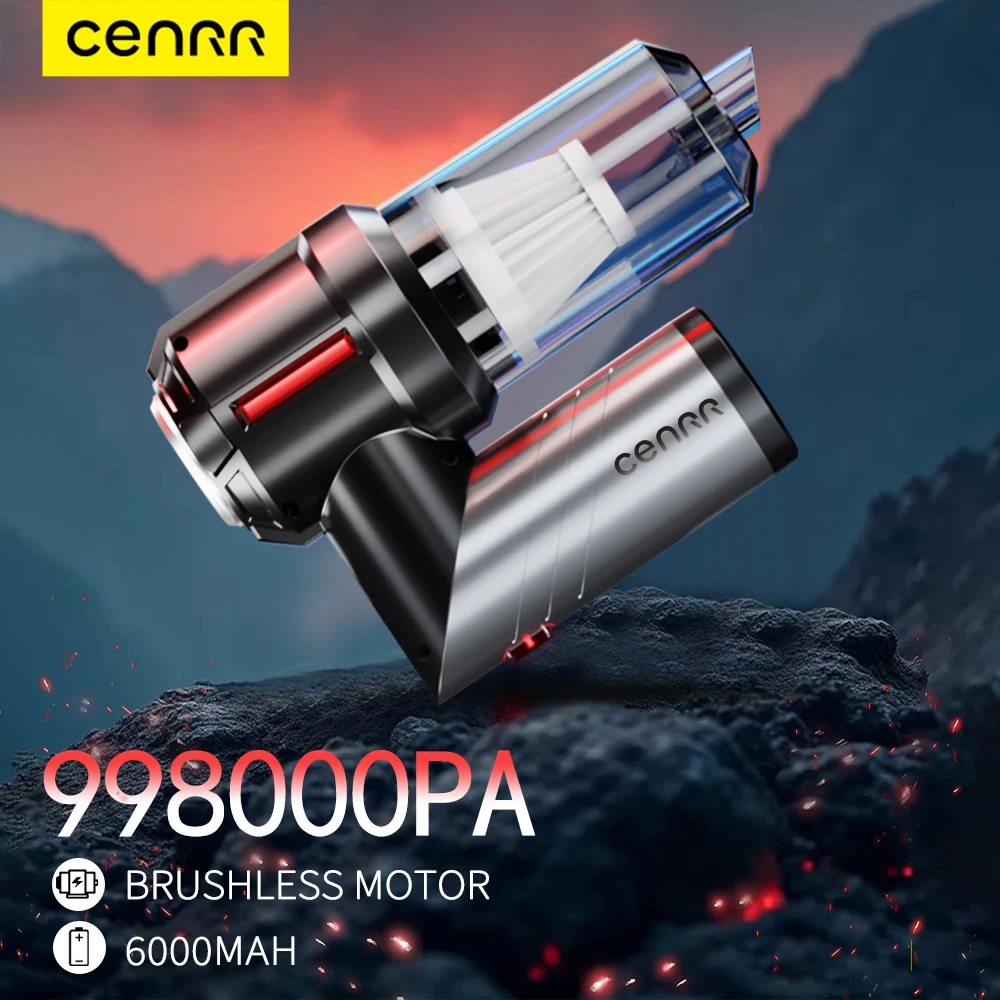 Автомобильный пылесос CENRR 998000 PA Мини Ручной Беспроводной Мощный Всасывающий