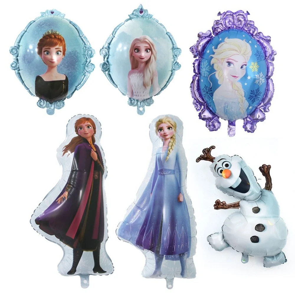 

Disney Elsa Princess Balloon Frozen Theme Kids Girl Happy Birthday Party Decoration Aluminium Foil Balloons Baby Shower Decor