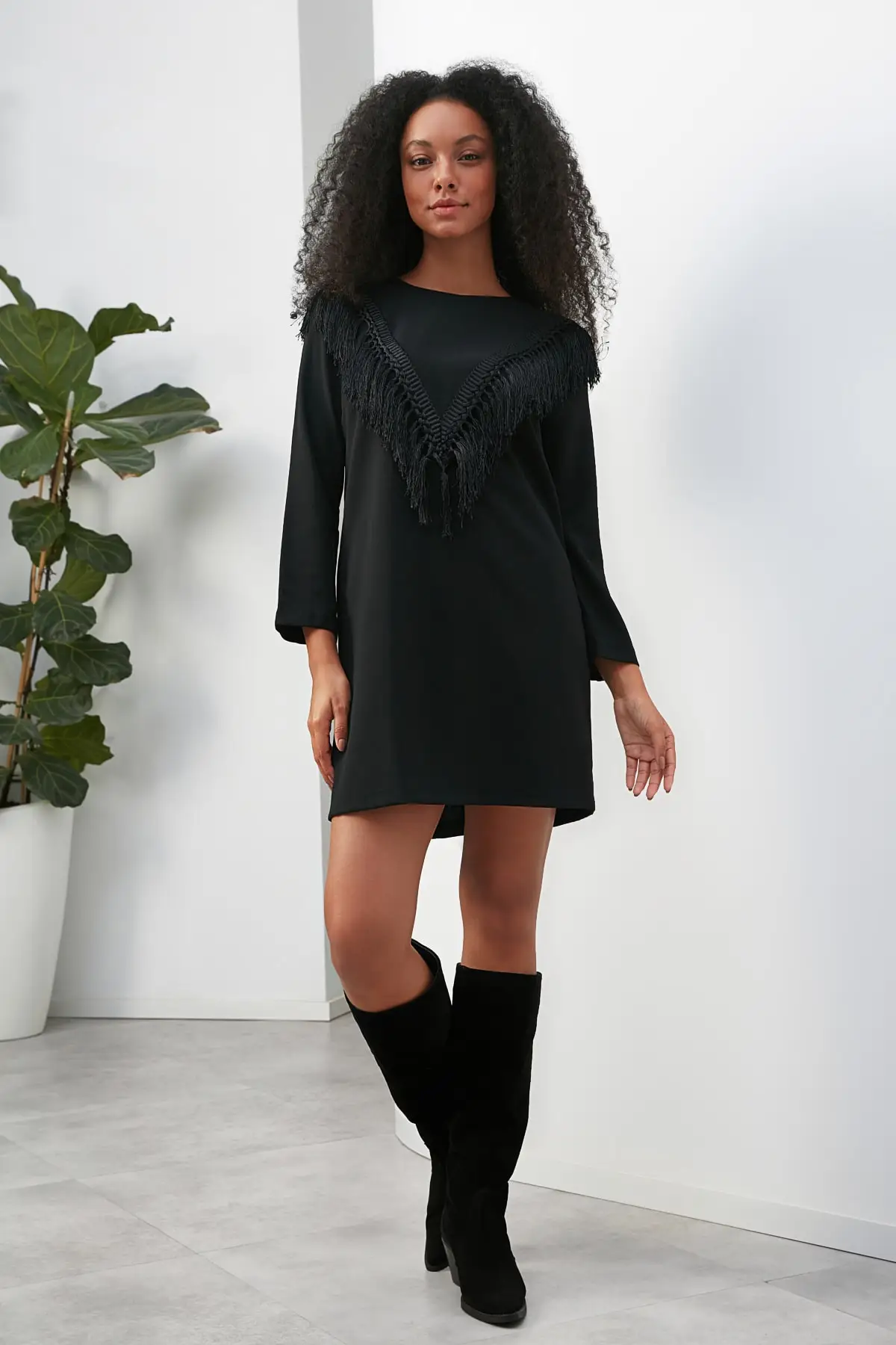 

Trendyol Tassel Detail Knit Dress TWOAW22EL2295