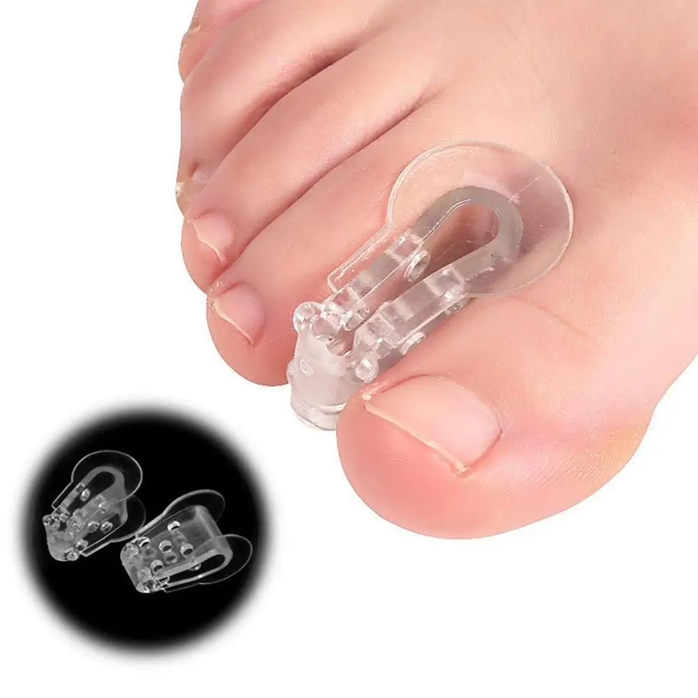 

Silicone Toes Separator Bunion Bone Ectropion Adjuster Toes Outer Appliance Foot Care Tools Hallux Valgus Corrector Straightener