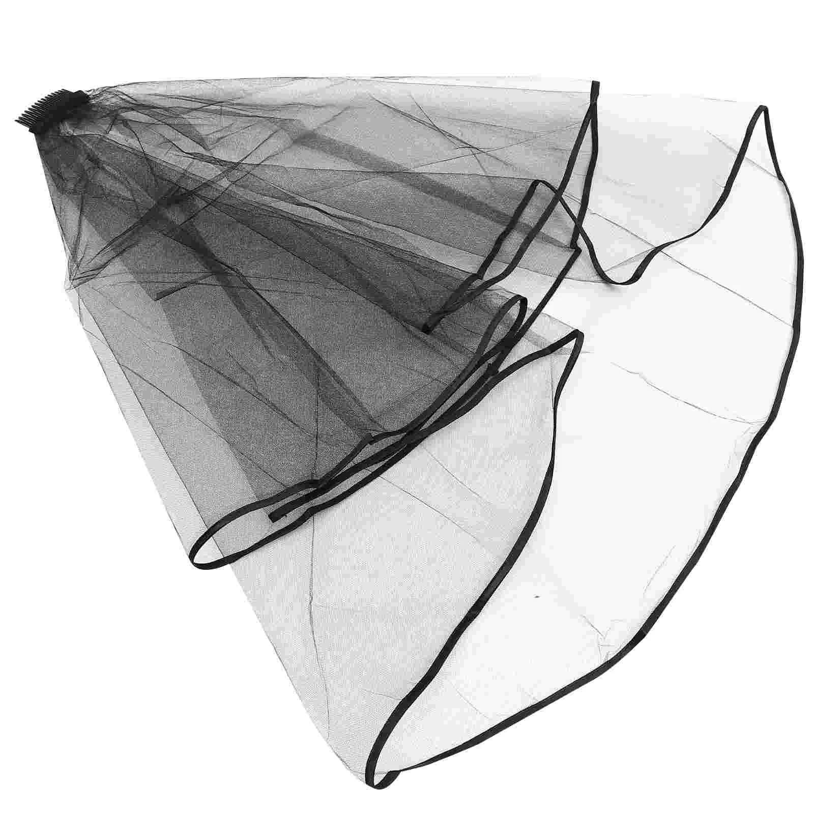 

Свадебная фата для невесты, двухслойная короткая фата, Свадебная вечеринка, декоративная Фата для женщин