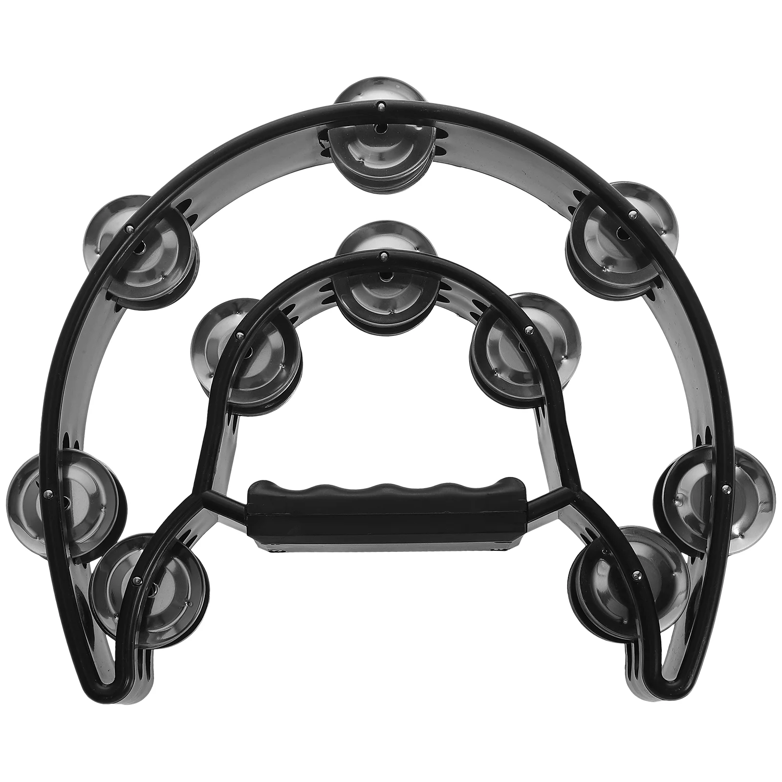 

Tambourine Moon Tambourine Metal Jingles Tambourines Hand Held Percussion Instrument for Adults Kids Kindergarten Party